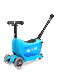 Micro Mini2Go Deluxe Plus skrejritenis Zils