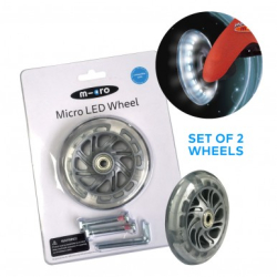 Micro Mini Skrejriteņa riteņi Led lights