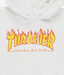 Thrasher Hoodie Flame White L size