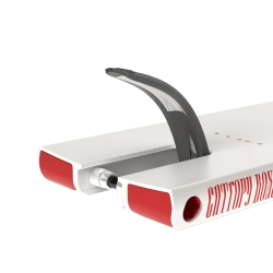 Fuzion Entropy 2.0 Boxed Deck – 5.5 x 22 – Polished White