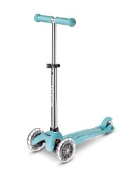 Micro Mini Deluxe Glow LED scooter Glacier Aqua