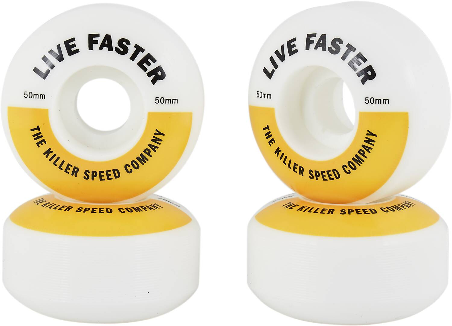 Killer Classic Cut Live Faster Yellow riteņu komplekts