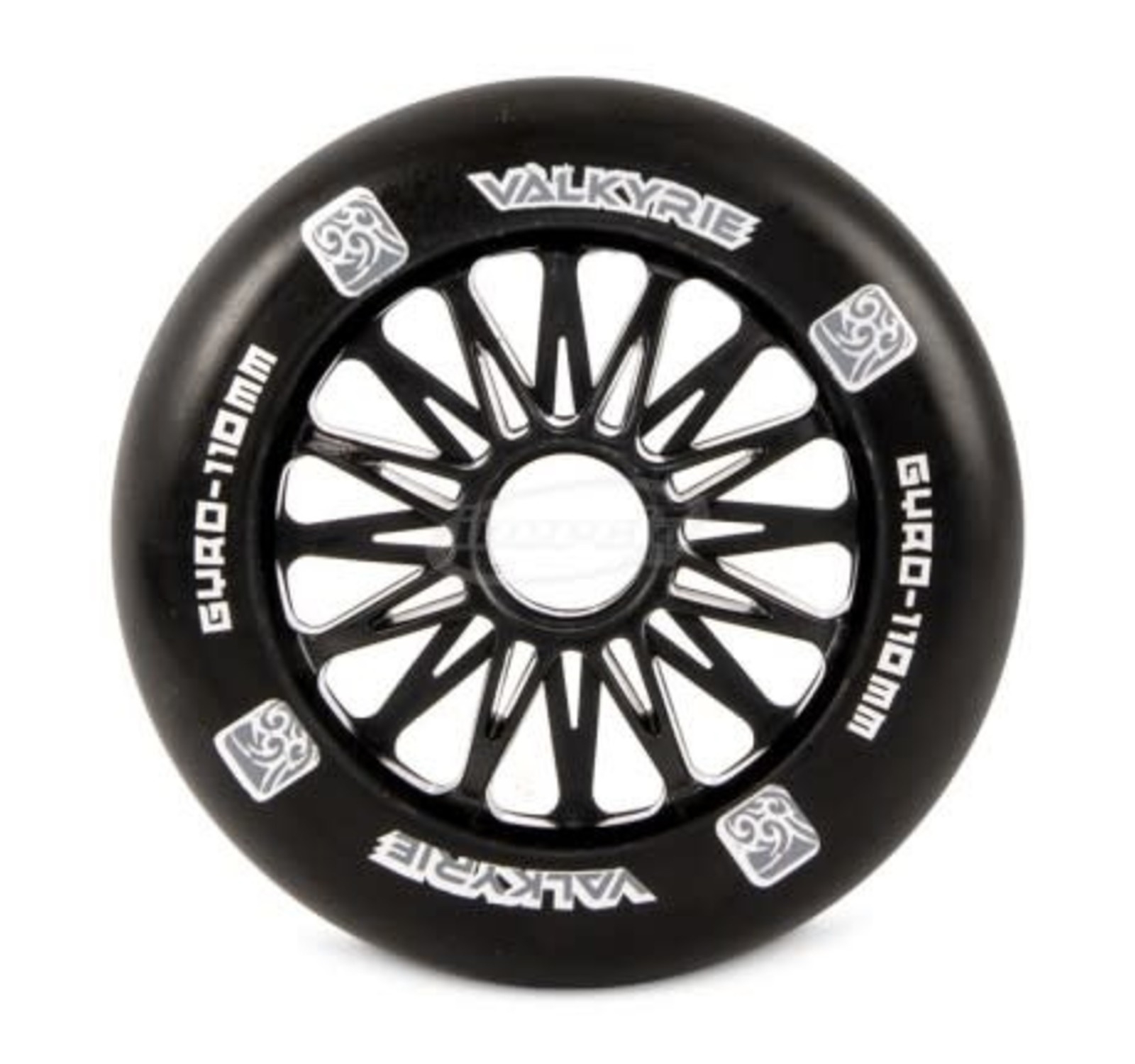 GYRO ROUE VALKYRIE WHEELS BLACK 110mm