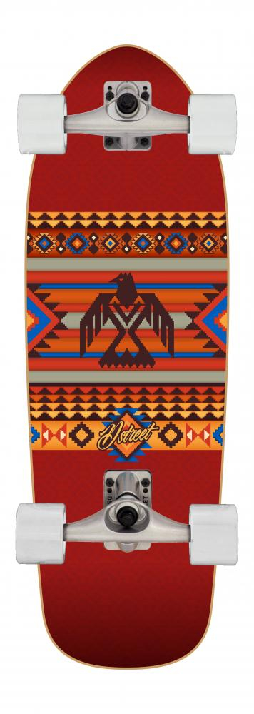 D Street Surfskate Aztec Baja cruizer