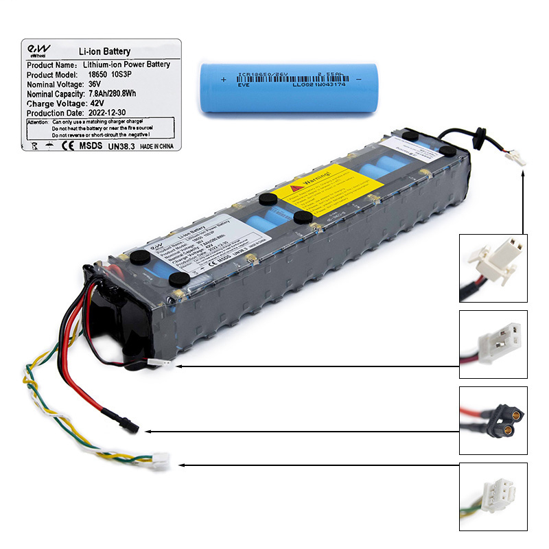 Electric Scooter battery for Xiaomi M365/1S/Essential/Mi3 7.8 Ah