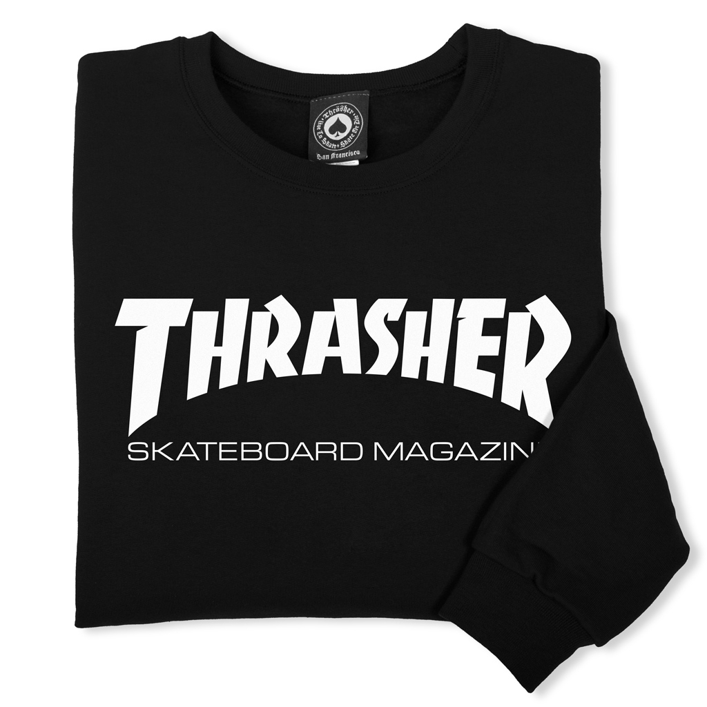 Thrasher džemperis Skate Mag Black