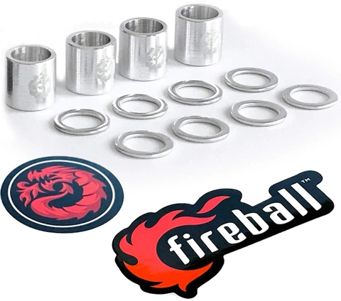 Fireball Dragon Spacers and Speed Rings